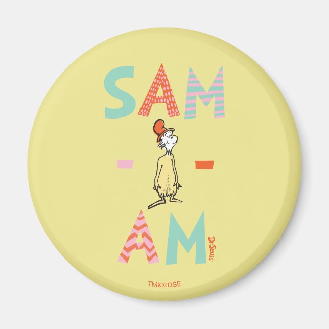 Imã Ovos Verdes e Presunto | Sam-I-Am (Frente)