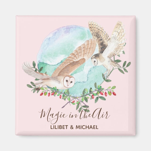 Imã OWL GIFTS - Personalizado (Frente)
