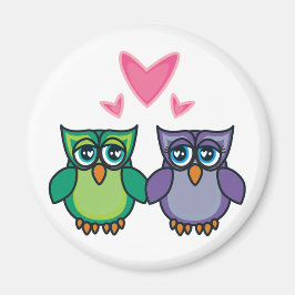 Imã Owl Love Magnet