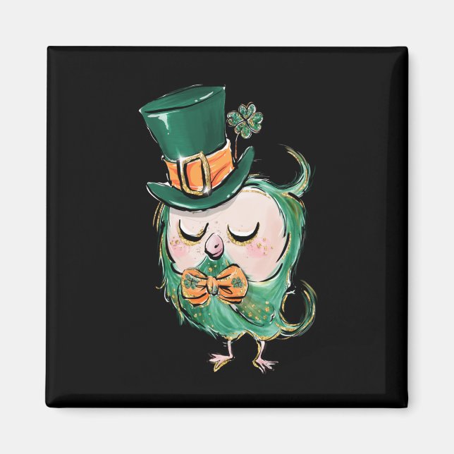 Imã Owl Sticker (Frente)