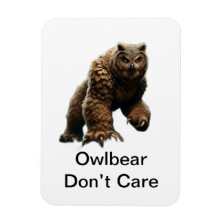 Ímã Owlbear Não se importa com o Magnet