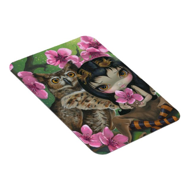 Ímã "Owlyn in the Springtime" (Lado Direito)