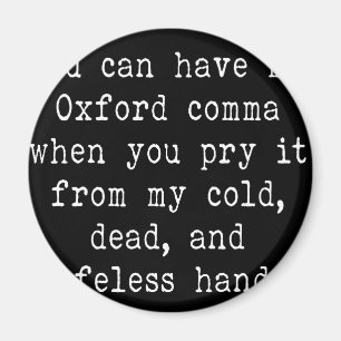 Imã Oxford Comma