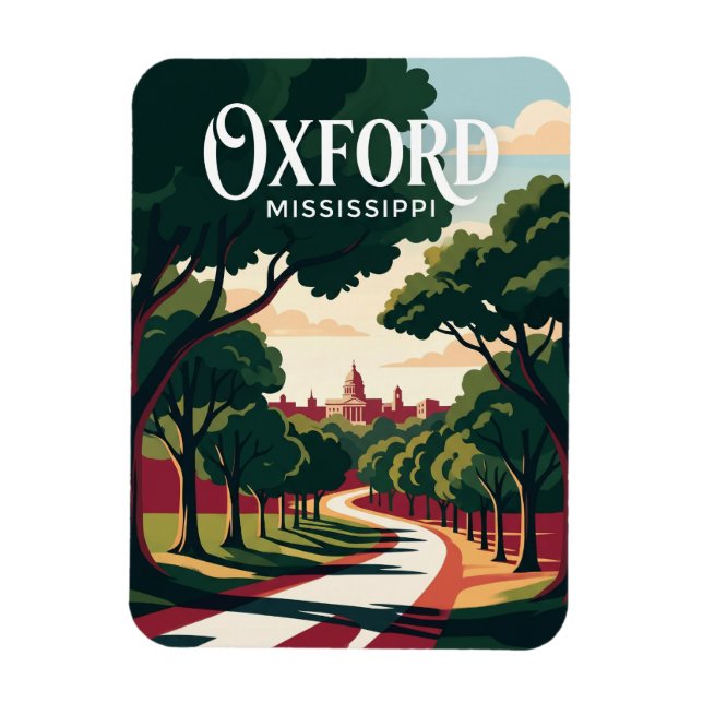 Ímã Oxford Mississippi (Vertical)