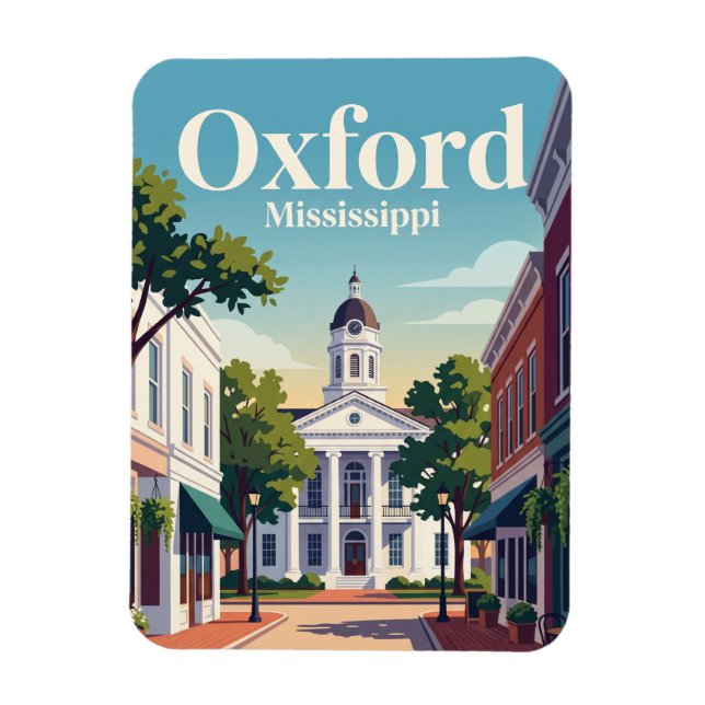 Ímã Oxford, Mississippi (Vertical)