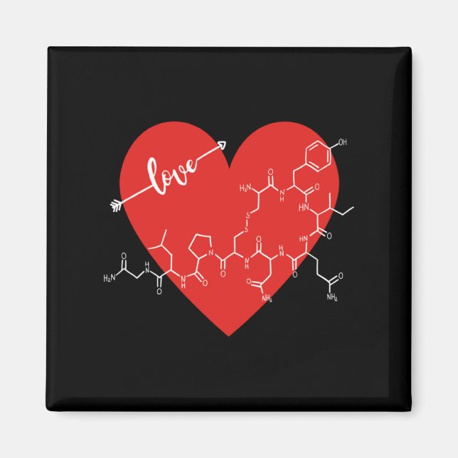 Imã Oxytocin Love Hormone Valentines Day Love Hormone  (Frente)