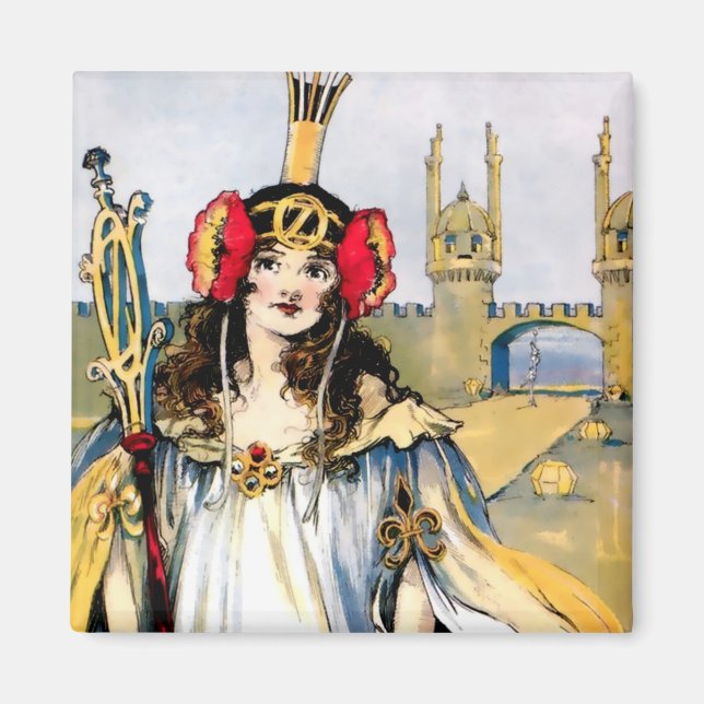 Imã "Ozma of Oz", por John R Neill (Frente)