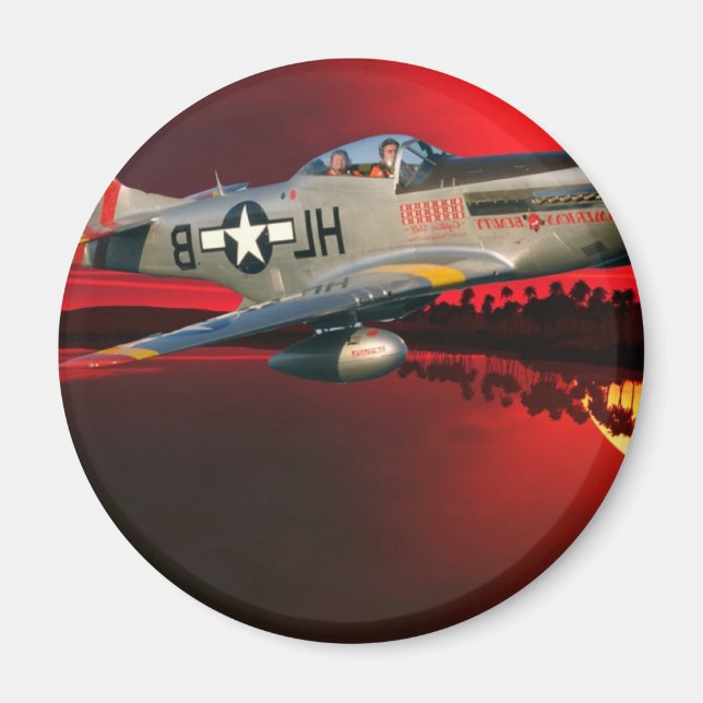 IMÃ P-51 MUSTANG (Frente)