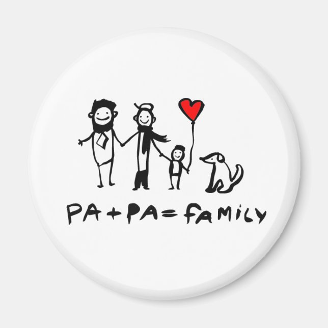 Imã Pa + Pa = Família (Frente)