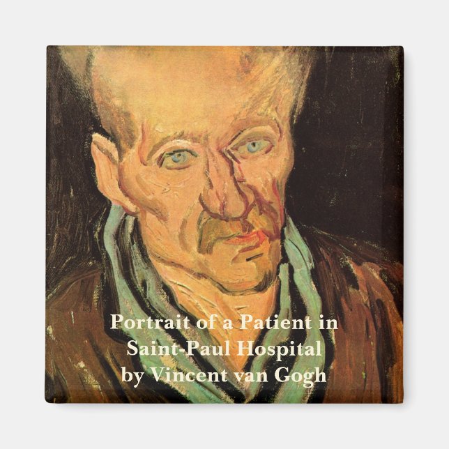 Imã Paciente no Hospital Santo-Paul por Vincent van Go (Frente)