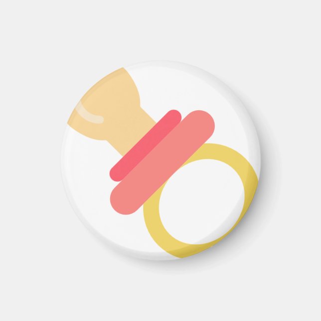 Imã pacificador rosa (Frente)