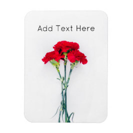 Ímã Pacote de Flores Vermelhas do Craveiro