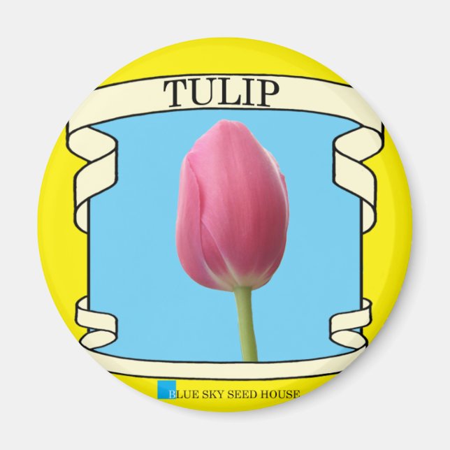 Imã Pacote de Semente de Tulip (Frente)