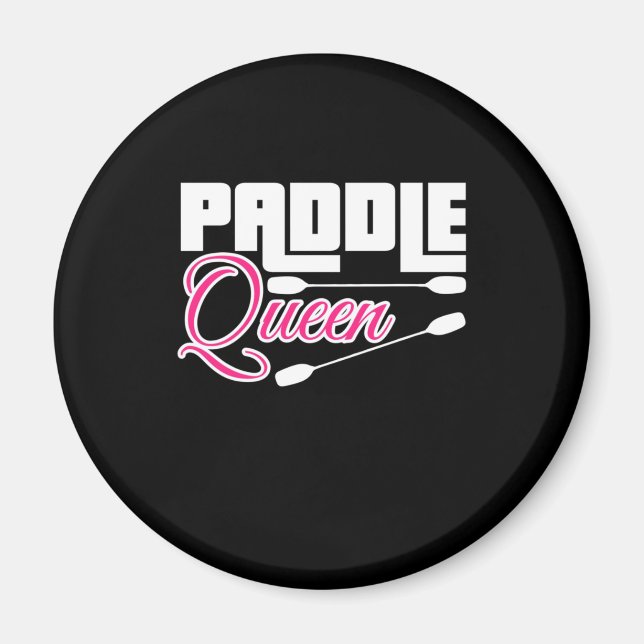 Imã Paddle Queen Girl Kayak (Frente)