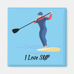 Imã Paddleboard em pé
