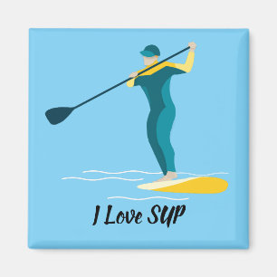 Imã Paddleboard em pé
