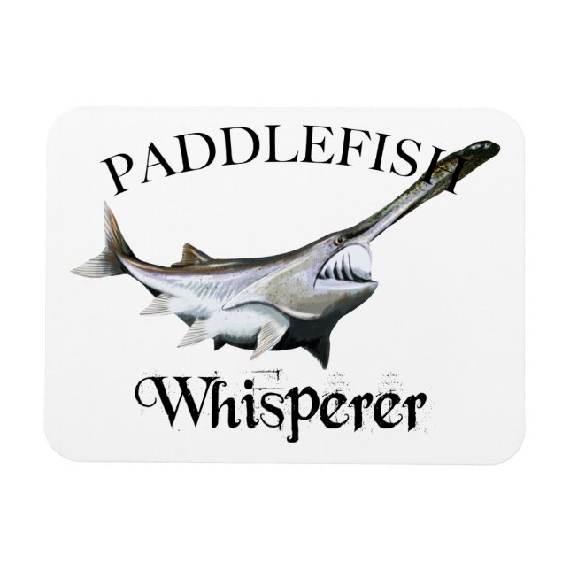 Ímã Paddlefish Whisperer (Horizontal)