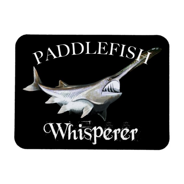 Ímã Paddlefish Whisperer (Horizontal)