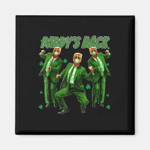 Imã Paddy Back Funny Trump Dia de São Patrício Irish S