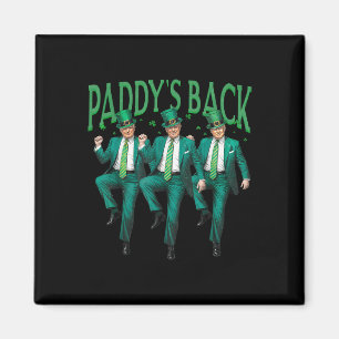 Imã Paddys Back Dancing Trump Dia de São Patrício Irla