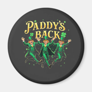 Imã Paddy's Back Dia de São Patrício Trump Dancing