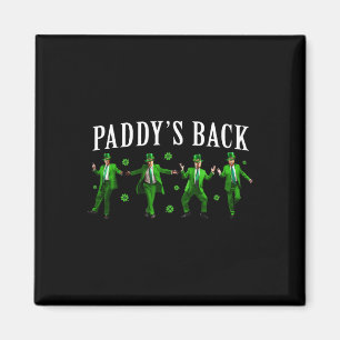 Imã Paddy's Back Funny Trump Dia de São Patrício Irish