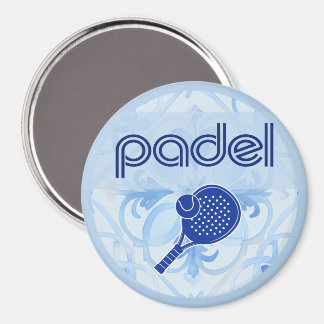 Imã Padel Magnet – Spanish Tile Vibes in Blue