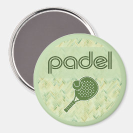 Imã Padel Magnet – Spanish Tile Vibes Matcha Verde