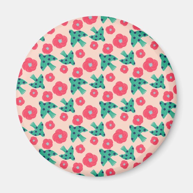 Imã padrão_8_camellia e ave_2 (Frente)