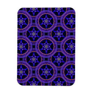 Ímã Padrão Abstrato Floral Moderno Boho Elegante #505