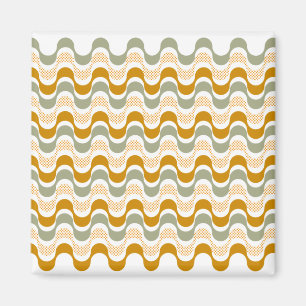Imã padrão abstrato retro