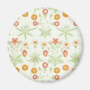 Imã Padrão Botânico Vintage Daisy de William Morris