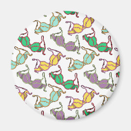 Imã Padrão Bra Multicolor