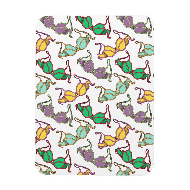 Ímã Padrão Bra Multicolor (Vertical)