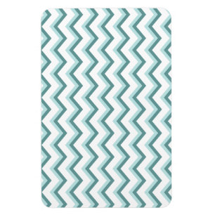 Ímã Padrão Chevron ZigZag em verde-minúsculo