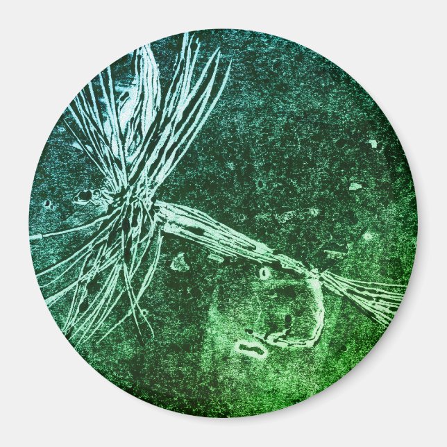 Imã Padrão clássico de moscas secas para a pesca de tr (Frente)