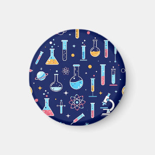 Imã Padrão Colorido de Laboratório de Ciências Química