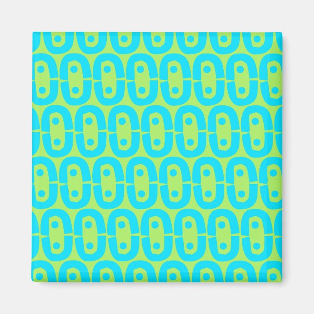 Imã padrão colorido moderno (Frente)