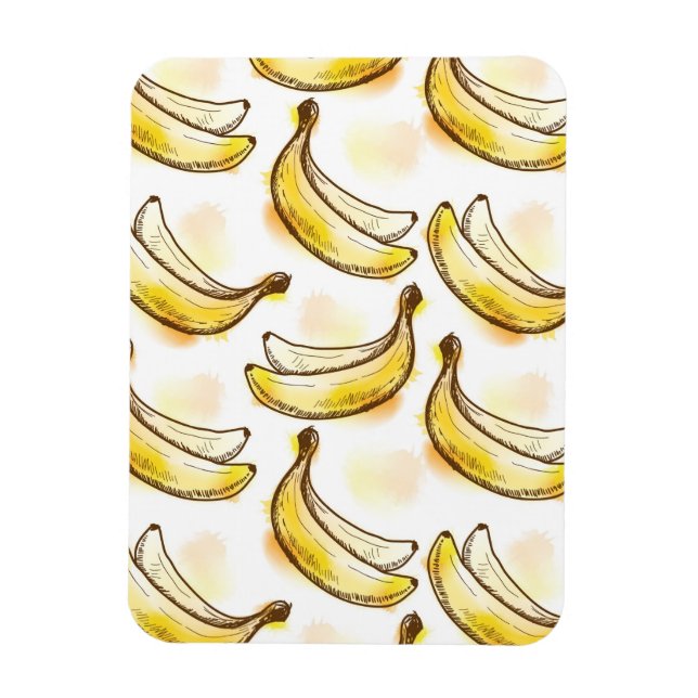Ímã Padrão com banana (Vertical)