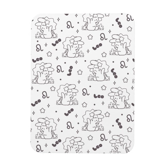 Ímã Padrão da Série Zodiac Leo Loppi Tokki (Vertical)