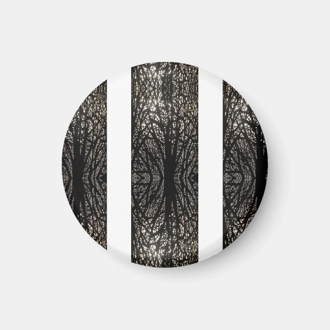 Imã Padrão das árvores brancas (Frente)