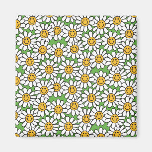 Imã Padrão das flores da margarida