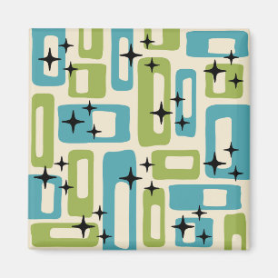 Imã Padrão de Abstrato de Moderno do meio século