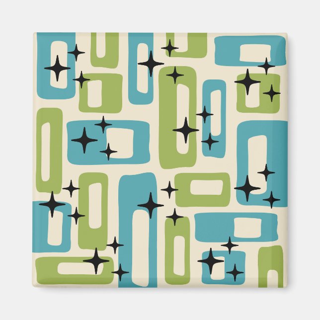 Imã Padrão de Abstrato de Moderno do meio século (Frente)