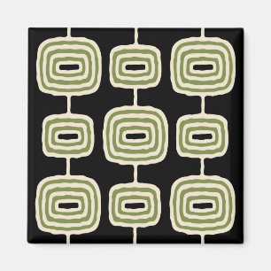 Imã Padrão de Abstrato de Moderno do meio século