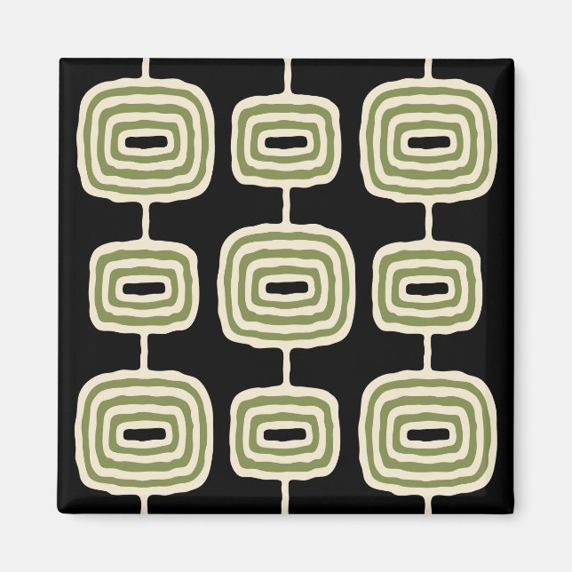 Imã Padrão de Abstrato de Moderno do meio século (Frente)