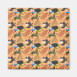 Imã Padrão de animais aquáticos   vida submarina do oc