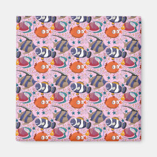 Imã Padrão de animais aquáticos vida submarina do oc