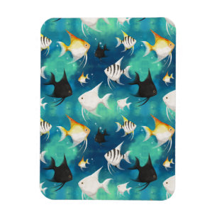 Ímã Padrão de Aquário de Angelfish