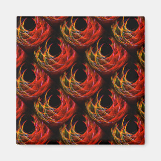 Imã Padrão de Arte Abstrata Boho Elegante Moderno Fofo